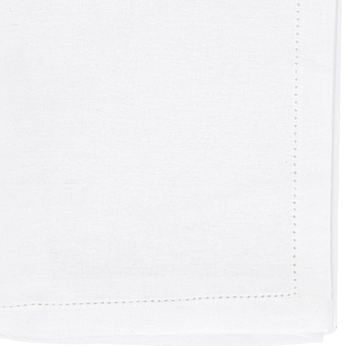 Toalha de Mesa Retangular 100% Algodão Branco 10 Lugares - 180x320m - Madel Home