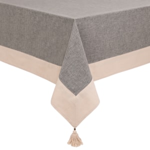 Toalha de Mesa Retangular 100% Algodão Fendi 8 Lugares Varkala - 180x270m