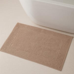 Toalha de Piso Linee 100% Algodão Argila Trussardi