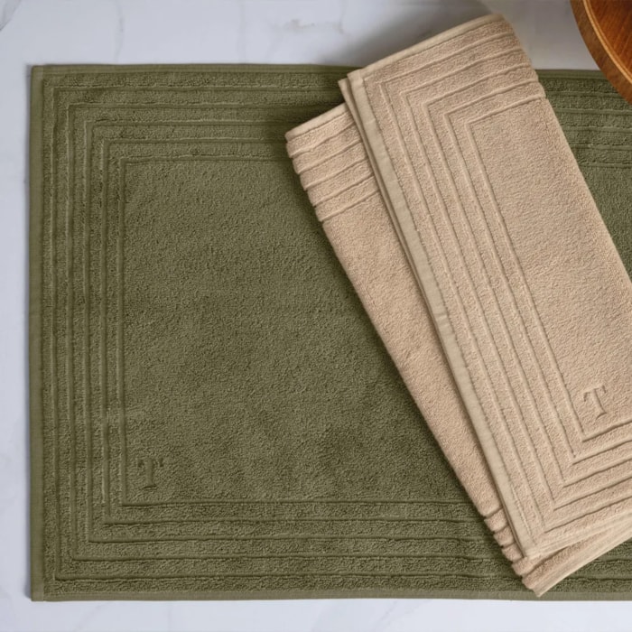 Toalha de Piso Linee 100% Algodão Argila Trussardi - Madel Home