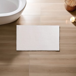 Toalha de Piso Linee 100% Algodão Branco Trussardi