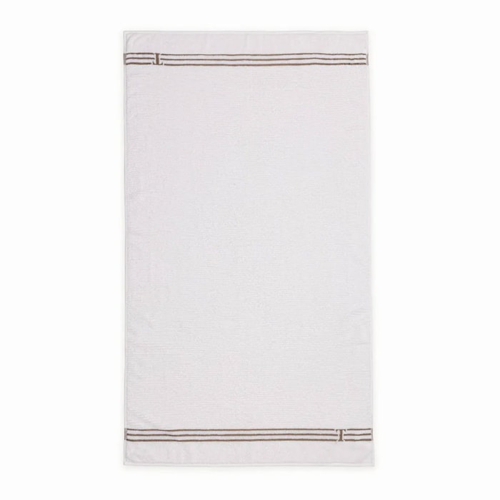 Toalha de Praia 100% Algodão Isola Branco/Legno Trussardi - Madel Home