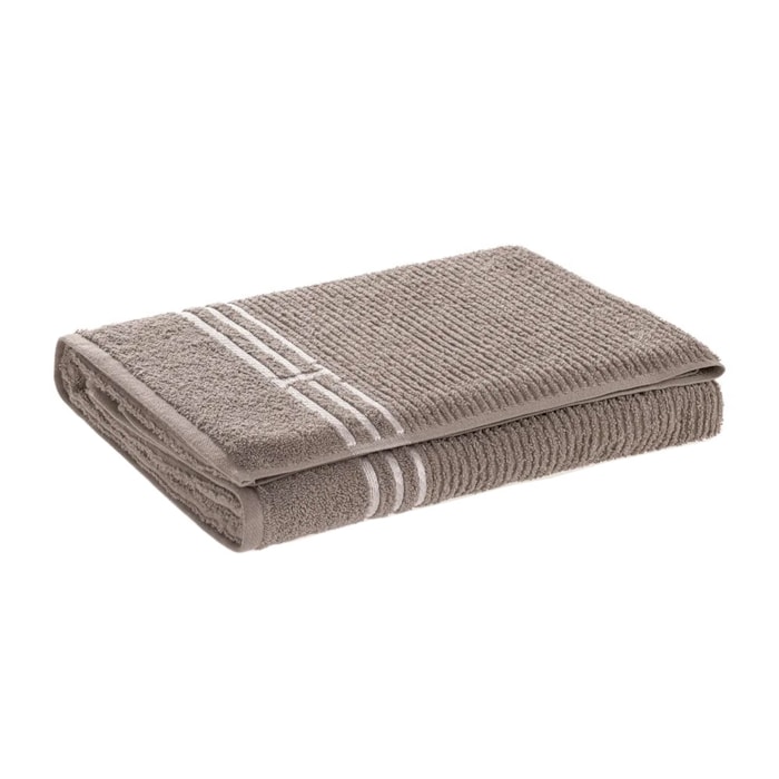 Toalha de Praia 100% Algodão Isola Legno/Branco Trussardi - Madel Home