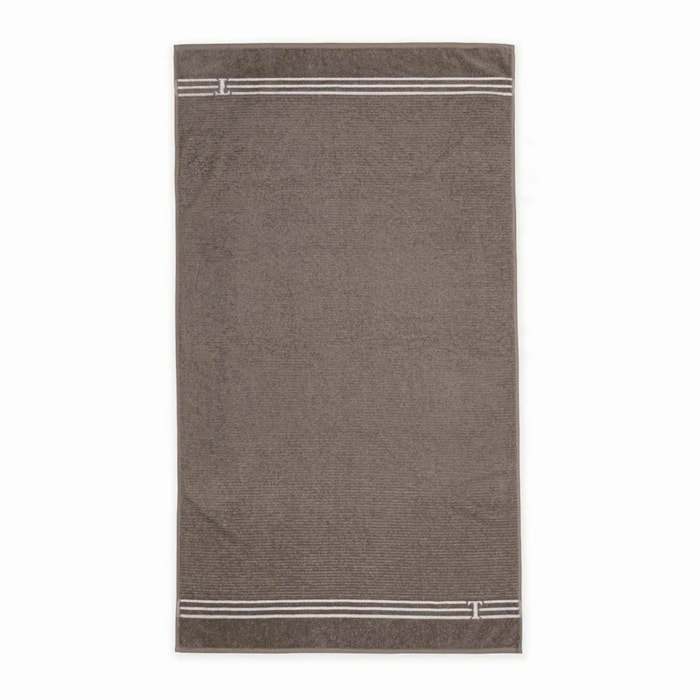 Toalha de Praia 100% Algodão Isola Legno/Branco Trussardi - Madel Home