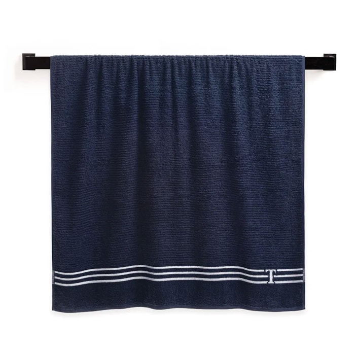 Toalha de Praia 100% Algodão Isola Marino/Branco Trussardi - Madel Home