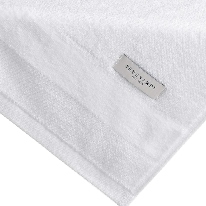 Toalha de Rosto 100% Algodão Borgia Branco Trussardi - Madel Home