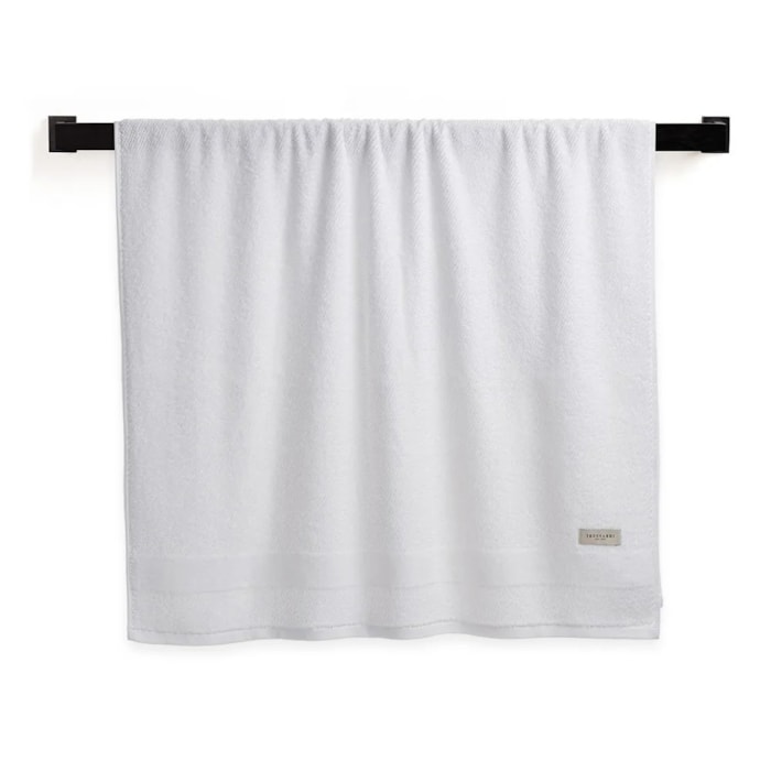 Toalha de Rosto 100% Algodão Borgia Branco Trussardi - Madel Home