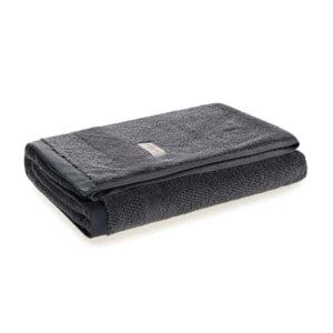 Toalha de Rosto 100% Algodão Borgia Chumbo Trussardi