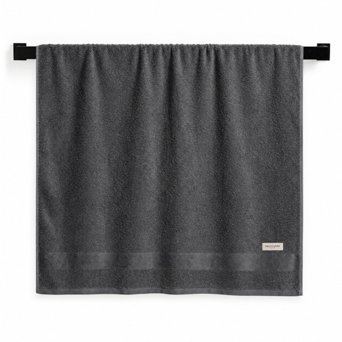 Toalha de Rosto 100% Algodão Borgia Chumbo Trussardi - Madel Home