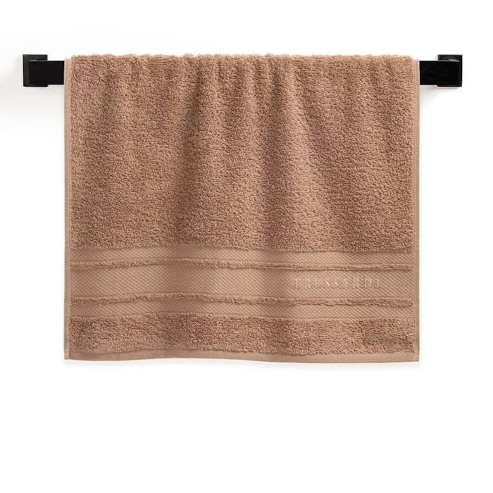 Toalha de Rosto 100% Algodão Lecce Argila Trussardi - Madel Home