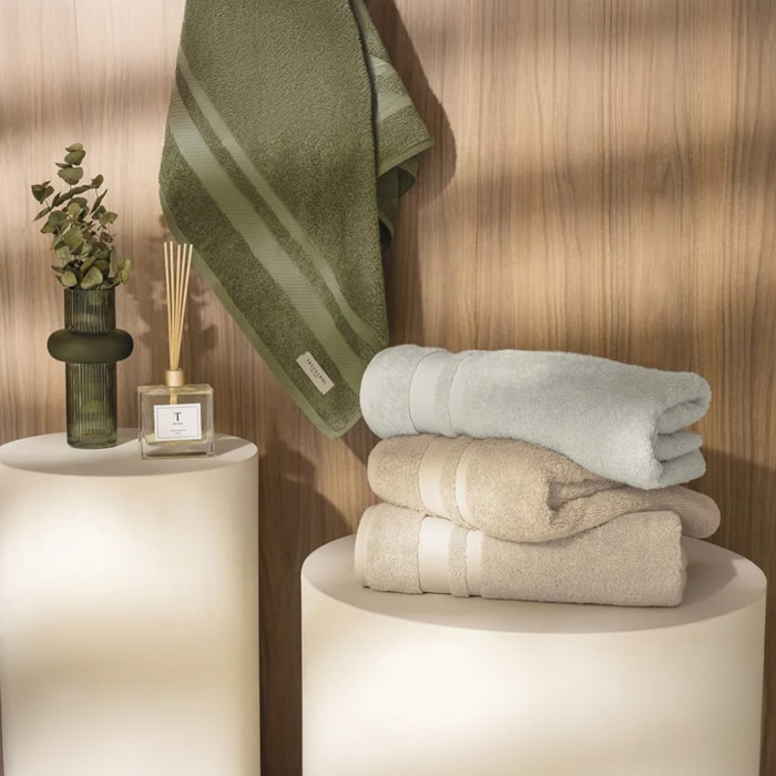 Toalha de Rosto 100% Algodão Lorenzi Rose Trussardi - Madel Home