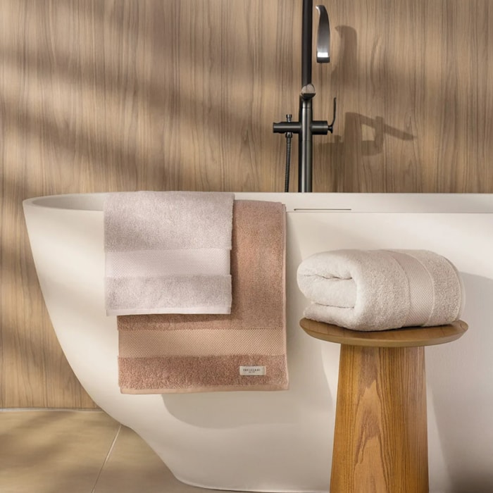 Toalha de Rosto 100% Algodão Lussure Rose Trussardi - Madel Home