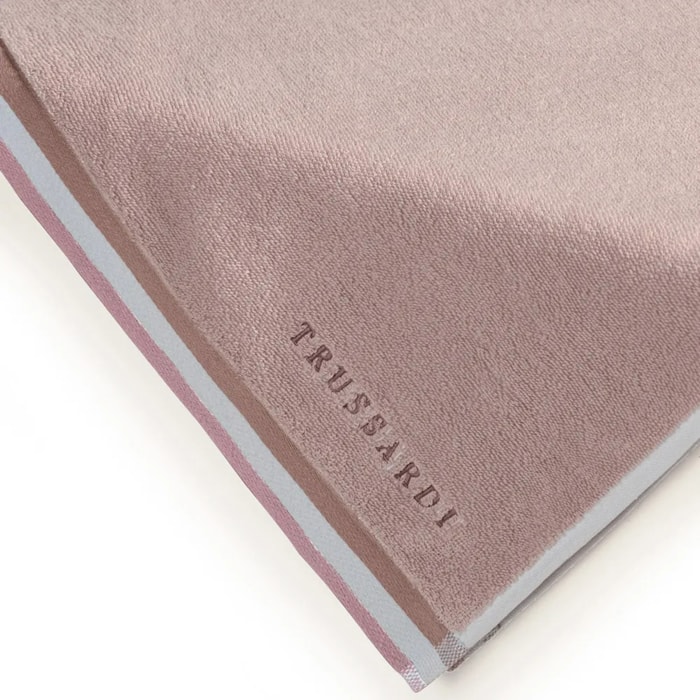 Toalha de Rosto Algodão Bordado Montello Soft Rosé Trussardi - Madel Home