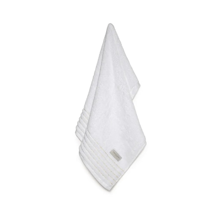 Toalha de Rosto Algodão Palladio Branco/Legno Trussardi - Madel Home