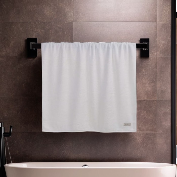 Toalha de Rosto Fontani 100% Algodão Branco Trussardi - Madel Home