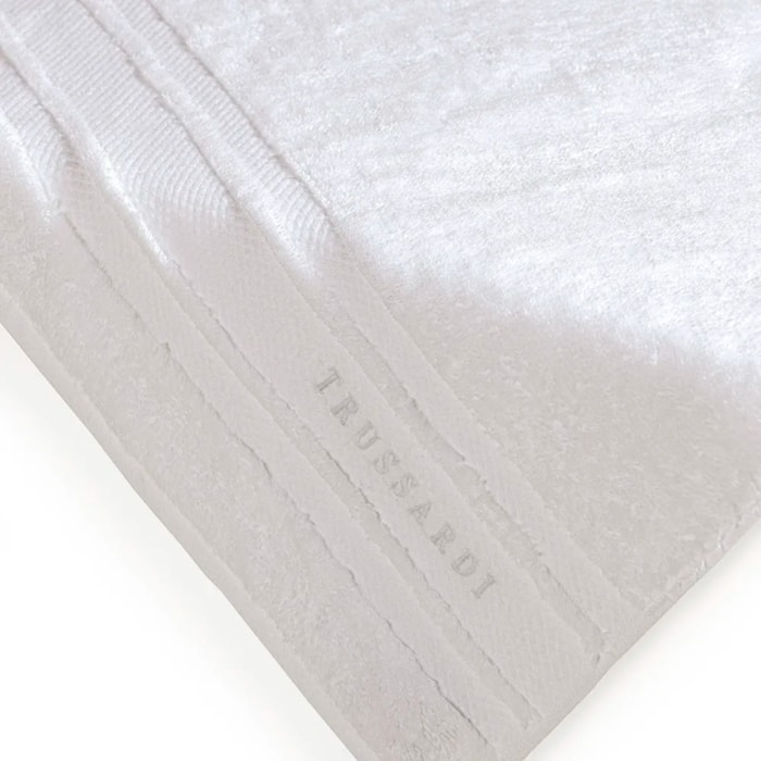 Toalha de Rosto Lecce 100% Algodão Branco Trussardi - Madel Home