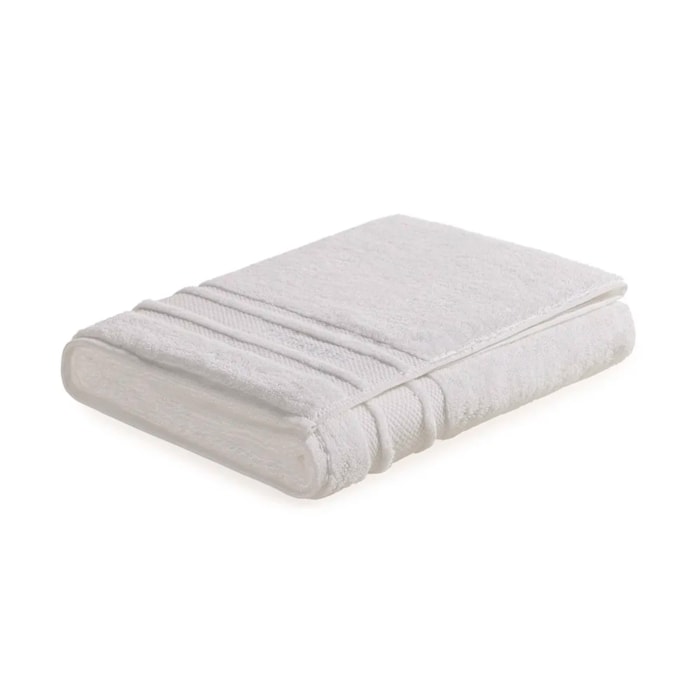 Toalha de Rosto Lecce 100% Algodão Branco Trussardi - Madel Home