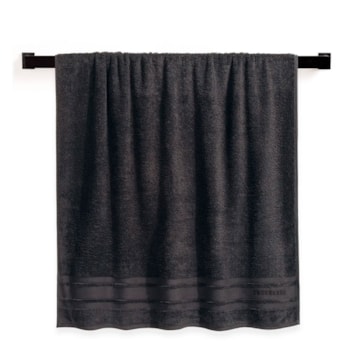 Toalha de Rosto Lecce 100% Algodão Chumbo Trussardi