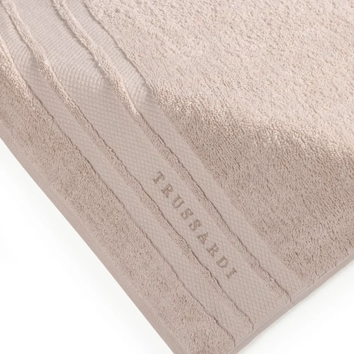 Toalha de Rosto Lecce 100% Algodão Nocciola Trussardi - Madel Home
