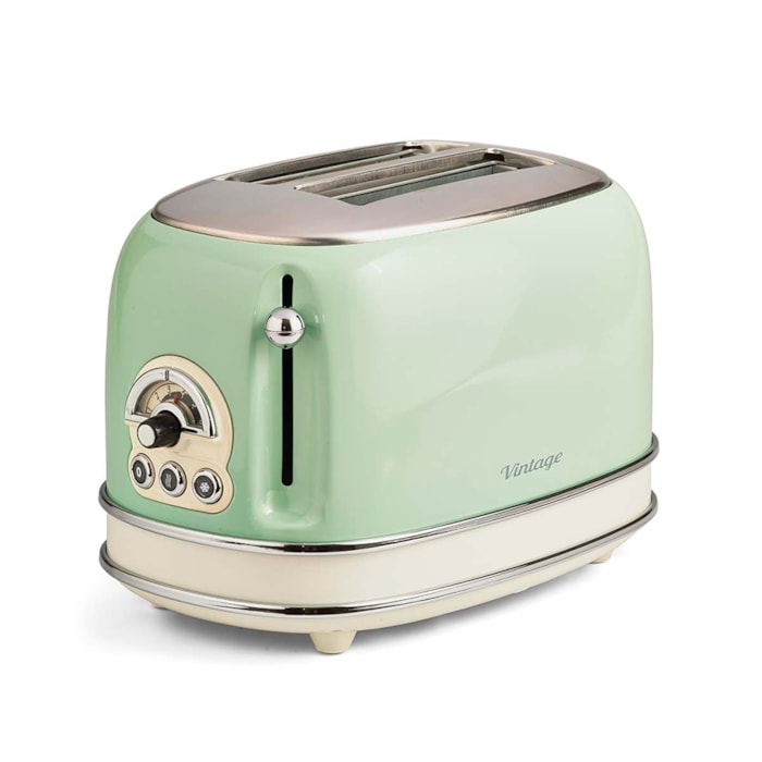 Torradeira 750W 6 Níveis Aço Inox Verde Ariete - 127V - Madel Home
