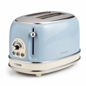 Torradeira Elétrica Vintage Azul 750W 6 Níveis 2 Fatias Ariete - 220V
