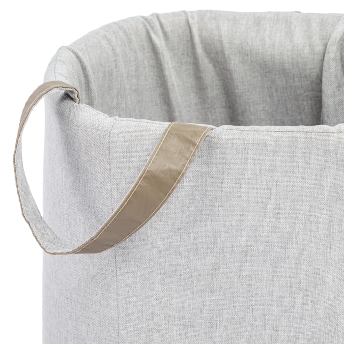 Toy Bag Linen Tamanho Único Tecido Bege - Madel Home