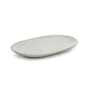 Travessa Retangular em Cerâmica Concrete Alleanza - 34cm