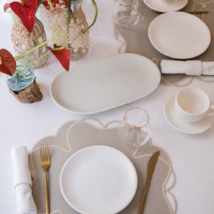 Travessa Retangular em Cerâmica Gourmet Alleanza - 34cm