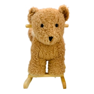 Urso de Balanço com Assento Polyester e Madeira