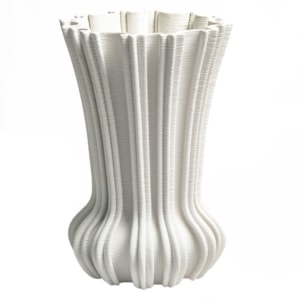 Vaso de Cerâmica Alba Off-White Alto - 34cm
