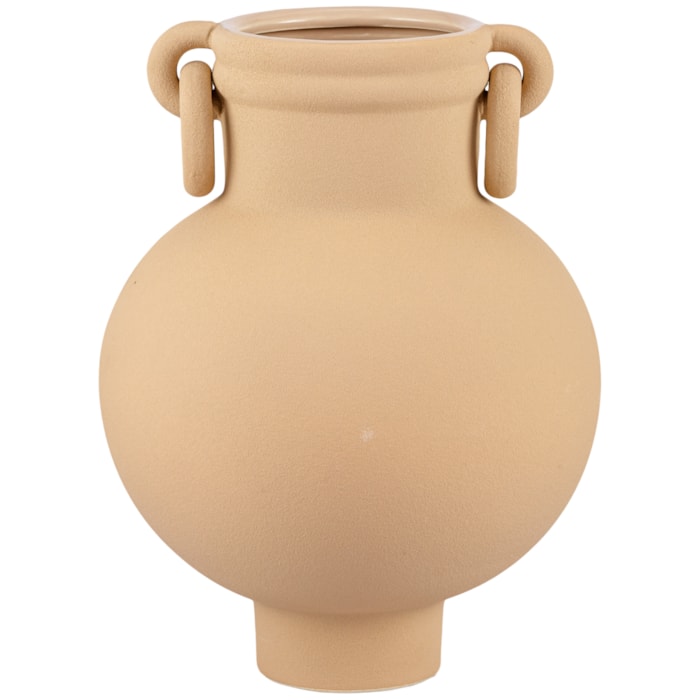 Vaso de Cerâmica Albi Bege Alto - 30cm - Madel Home