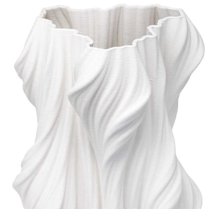Vaso de Cerâmica Altea Off-White Alto - 37cm - Madel Home