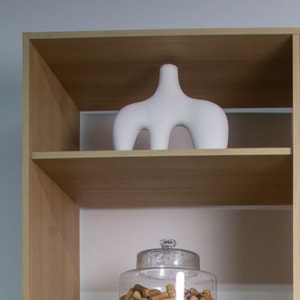 Vaso de Cerâmica Arco Branco - 29cm 