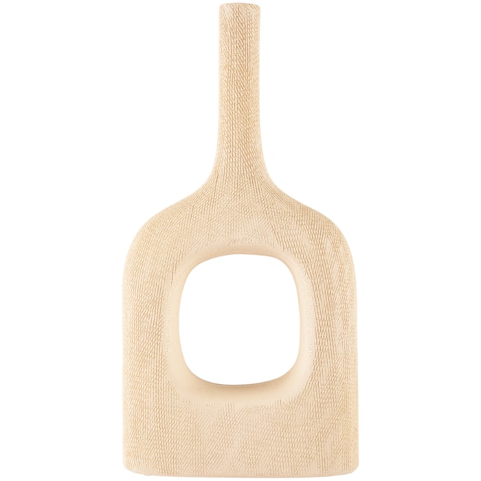 Vaso de Cerâmica Arles Bege Alto - 40cm - Madel Home