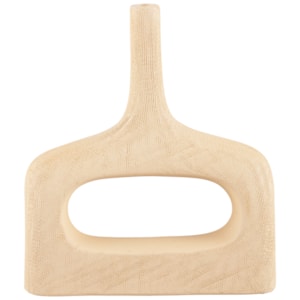 Vaso de Cerâmica Arles Bege Médio - 33cm