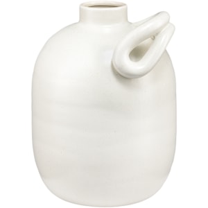 Vaso de Cerâmica Cusco Cinza Alto - 33cm