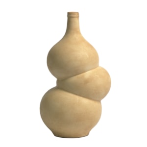 Vaso de Cerâmica Formas Bege M - 32cm 