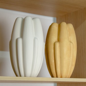 Vaso de Cerâmica Lago Bege - 34cm