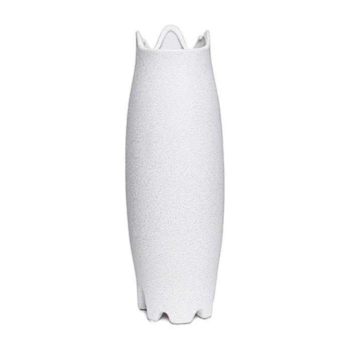 Vaso de Cerâmica Linha em Branco P - 40cm - Madel Home