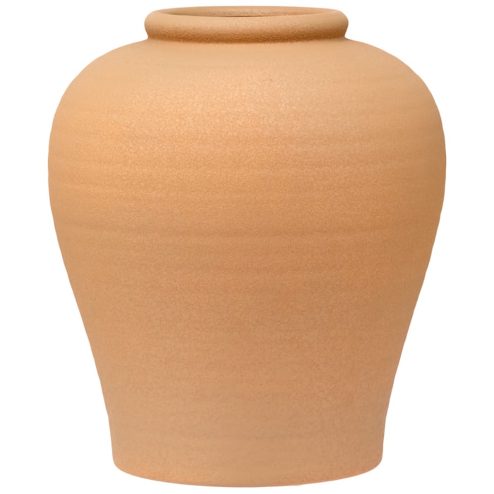 Vaso de Cerâmica Matera Marrom Médio - 40cm - Madel Home