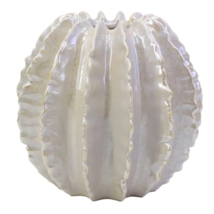 Vaso de Cerâmica Melora Off-White Médio - 26cm