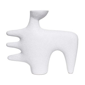 Vaso de Cerâmica Nilo Branco - 22cm 