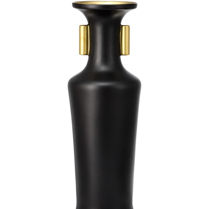 Vaso de Cerâmica Salerno Preto Alto - 53cm - Madel Home