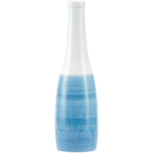 Vaso de Cerâmica Santorini Azul Alto - 35cm 