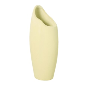 Vaso de Cerâmica Sopro Bege M - 40cm 