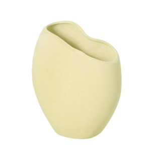 Vaso de Cerâmica Sopro em Bege G - 30cm 