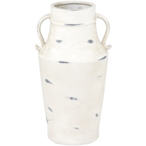 Vaso de Cerâmica Tropea Off-White Alto - 44cm 