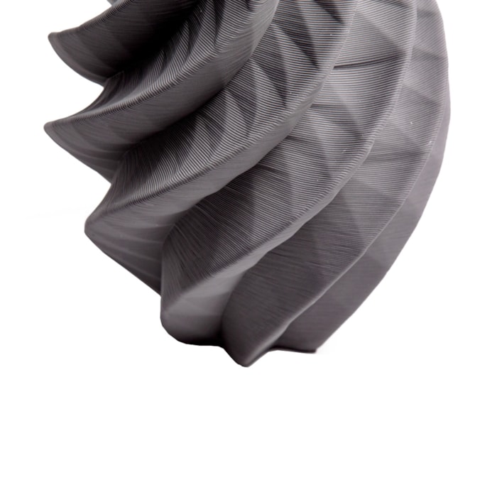 Vaso de Cerâmica Verona Preto Alto - 41cm - Madel Home