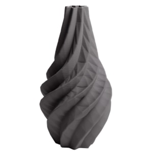 Vaso de Cerâmica Verona Preto Alto - 41cm 