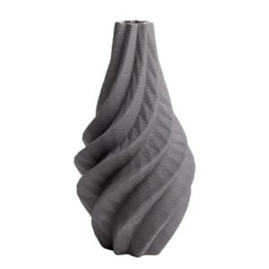 Vaso de Cerâmica Verona Preto Médio - 38cm 